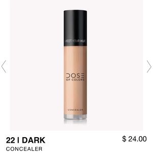 Dose of Colors concealer in 22 dark